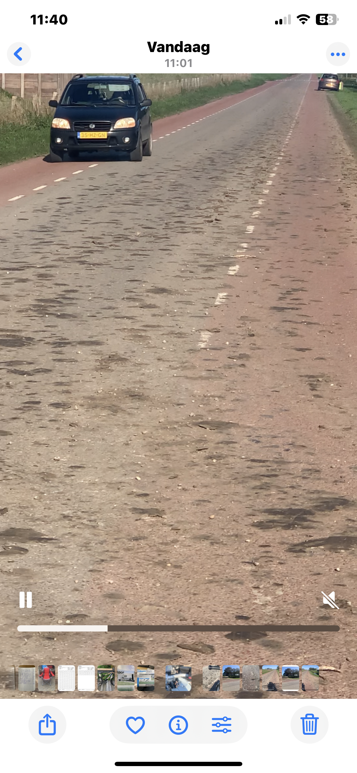 Foto bij melding 5652281 · Wegen, fietspaden, en stoepen