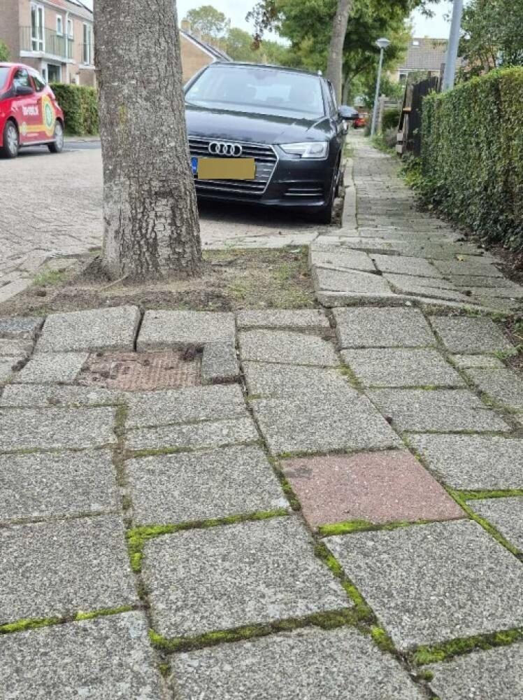 Foto bij melding 5576562 · Wegen, fietspaden, en stoepen