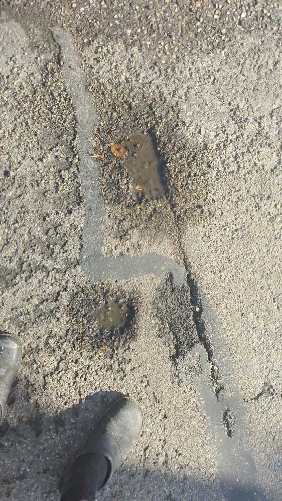 Foto bij melding 5487780 · Wegen, fietspaden, en stoepen